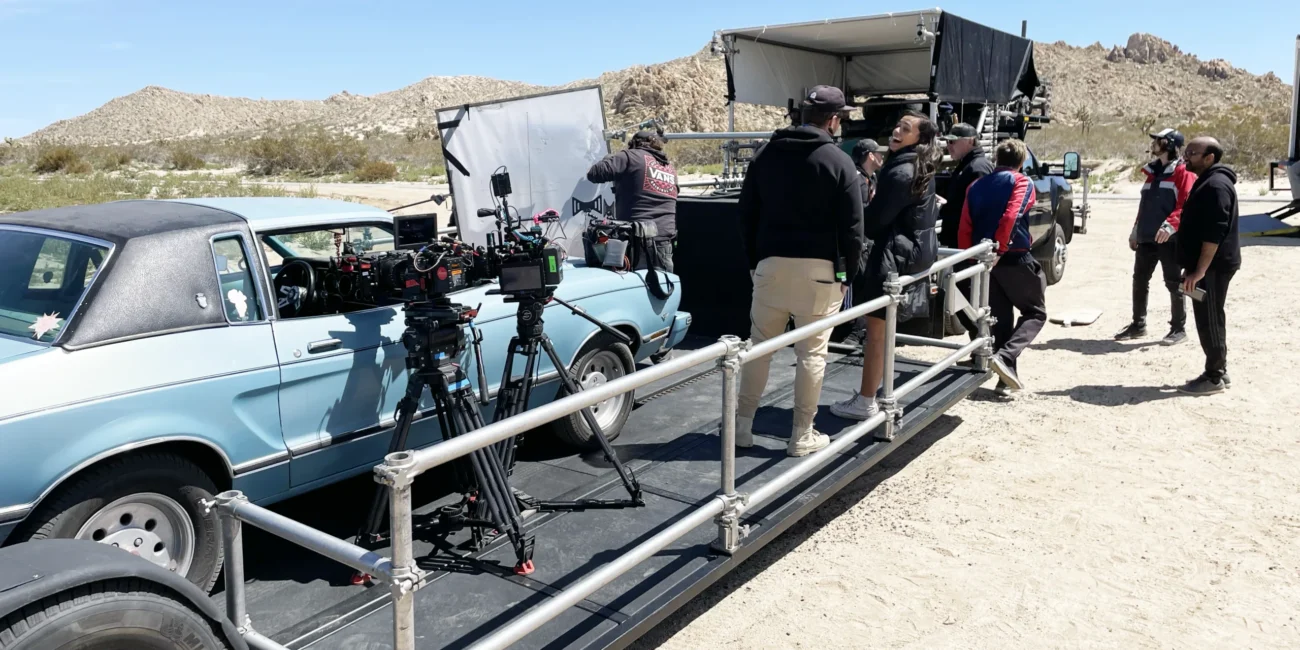 Behind the scenes road movie