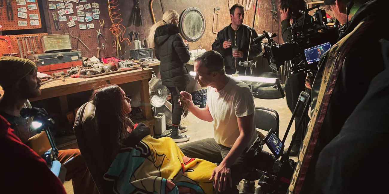 John Schwab, Britni Camacho, Travis Lincoln-Cox Blood Star BTS