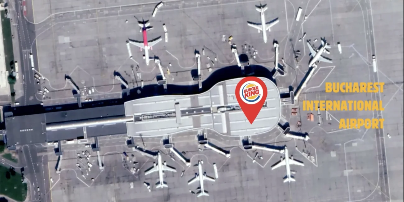 Only one burger king in romania and its in the airport